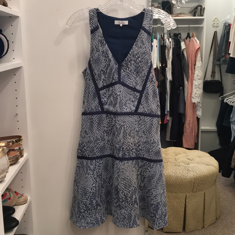 Parker Yonkers Snakeskin Dress